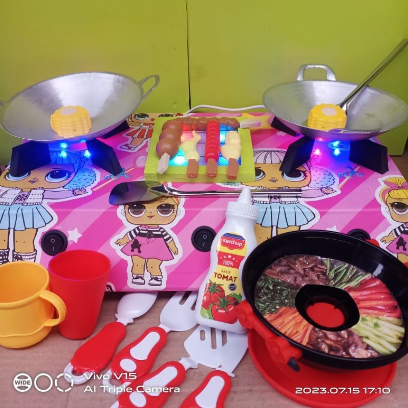 MainanKomporan3tungku+mainanBBQViralmurah
