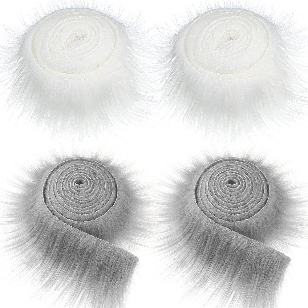 Machinegard Kain Bulu Lembut Panjang Korea Bulu Rasfur Meteran Boneka Jenggot Kumis Palsu Aksesoris