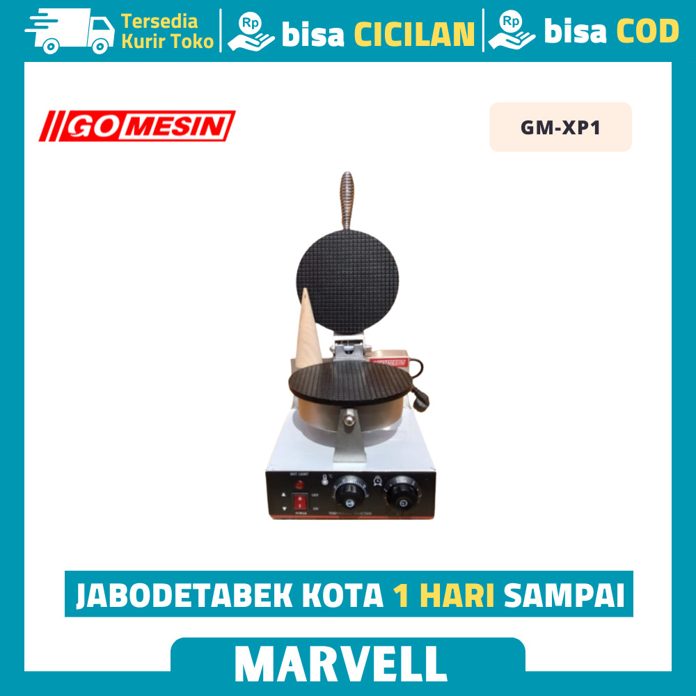 ICE CREAM CONE BAKER GOMESIN GM XP1 MESIN CETAKAN CONE ICE CREAM ES KRIM GARANSI RESMI
