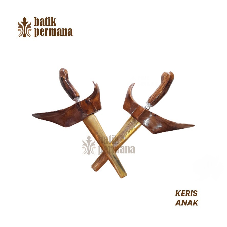 TERMURAH Keris Anak Adat Jawa Mainan Kayu 16cm hg-00