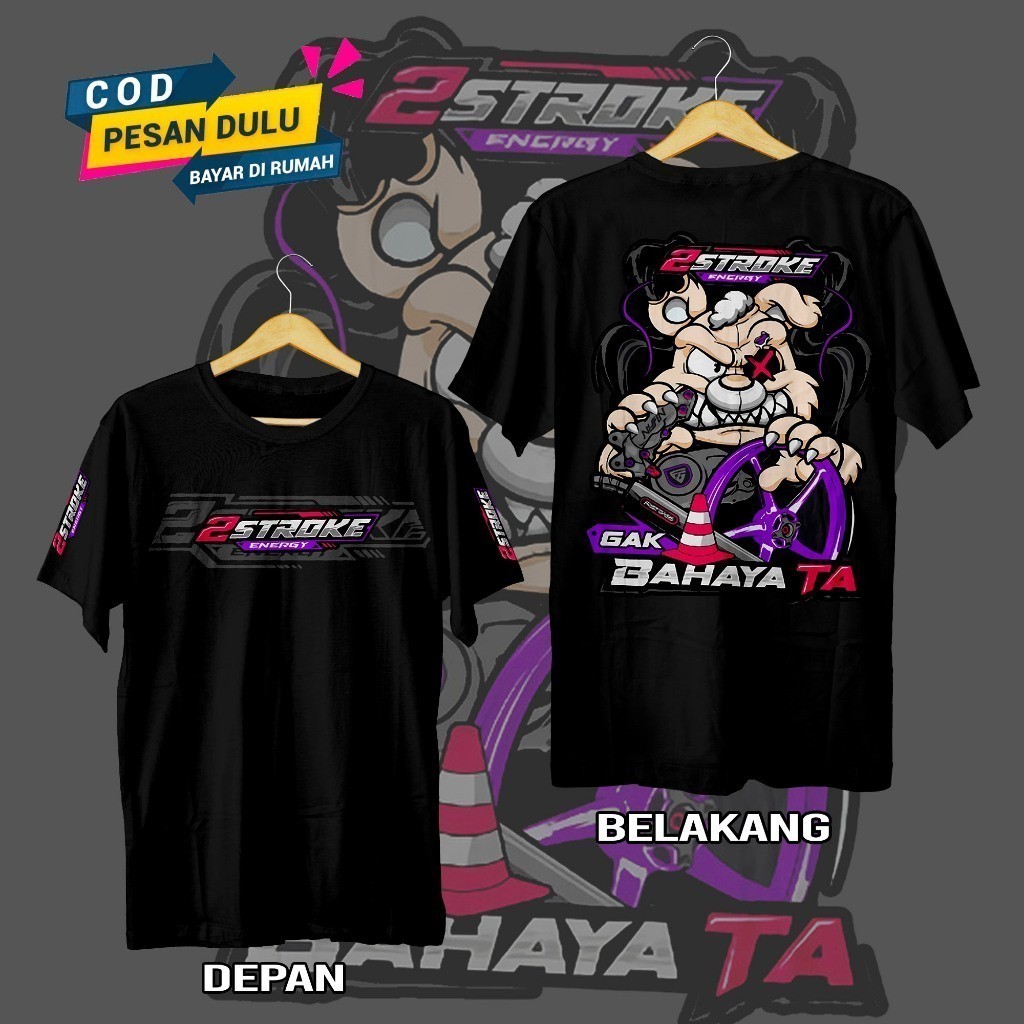 KAOS 2 STROKE | KAOS MEKANIK AMATIR | KAOS RACING ORIGINAL | BAJU RACING ORIGINAL | KAOS RACING