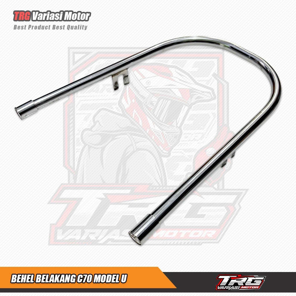 Behel Belakang C70 Model U Behel C70 Model U Varian Warna Silver Chrome