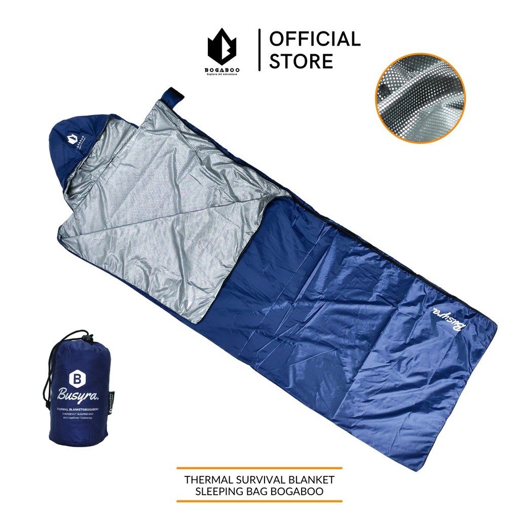 sleeping bag ULTRALIGHT thermal blangket seri BUSYRA - sleeping bag LINER - sleepingbag thermal bivy