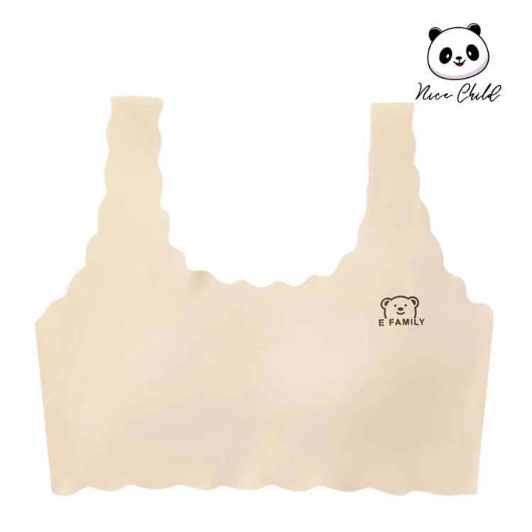 NICE CHILD Bra Bh Miniset Anak Cewek Pubertas Seamless Remaja Katun Adem