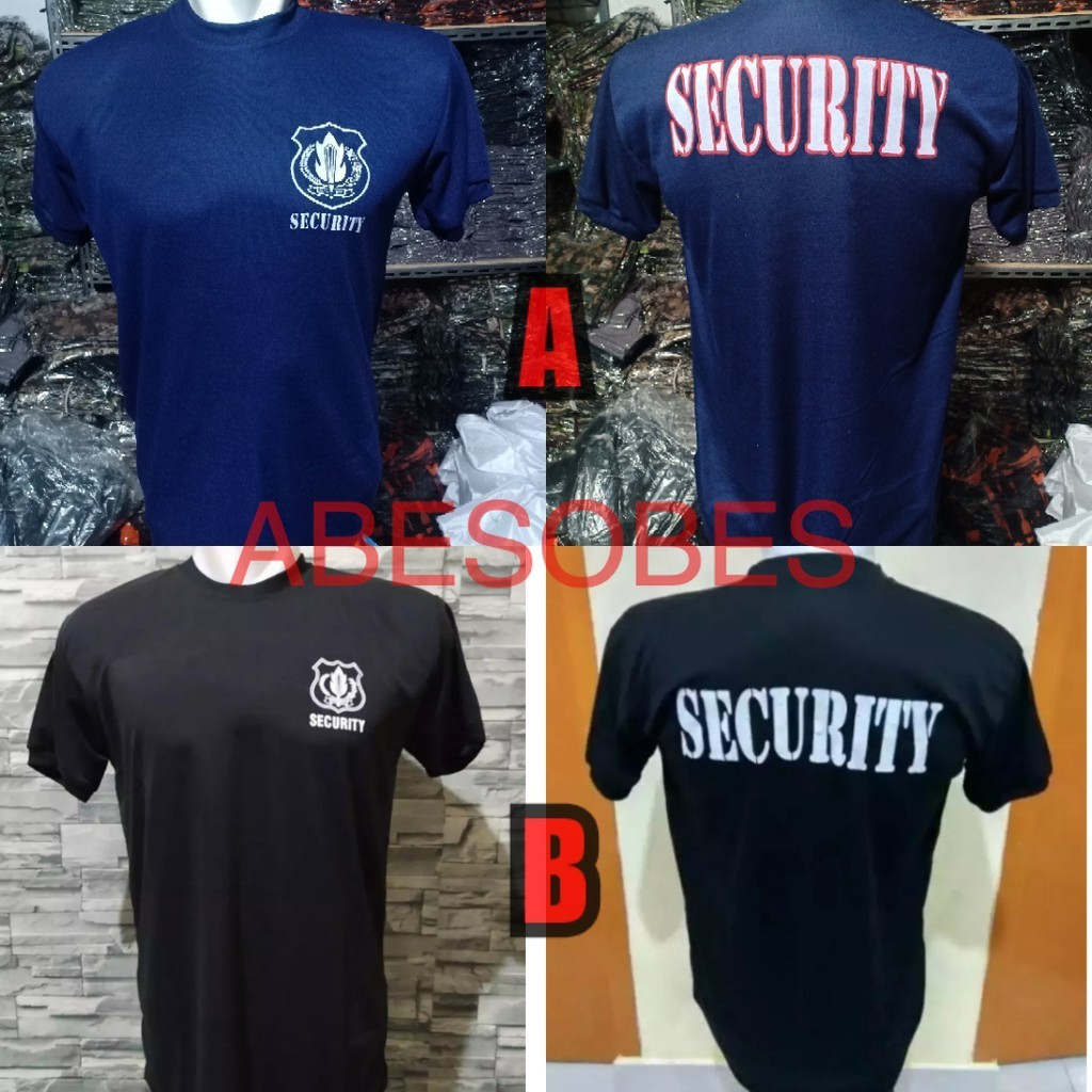 Kaos security || Kaos tangan pendek security || Kaos dalaman security