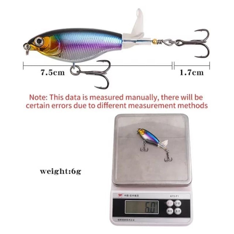 Strike and Fun umpan minnow casting whopper toman gabus wobbler casting 6 gram