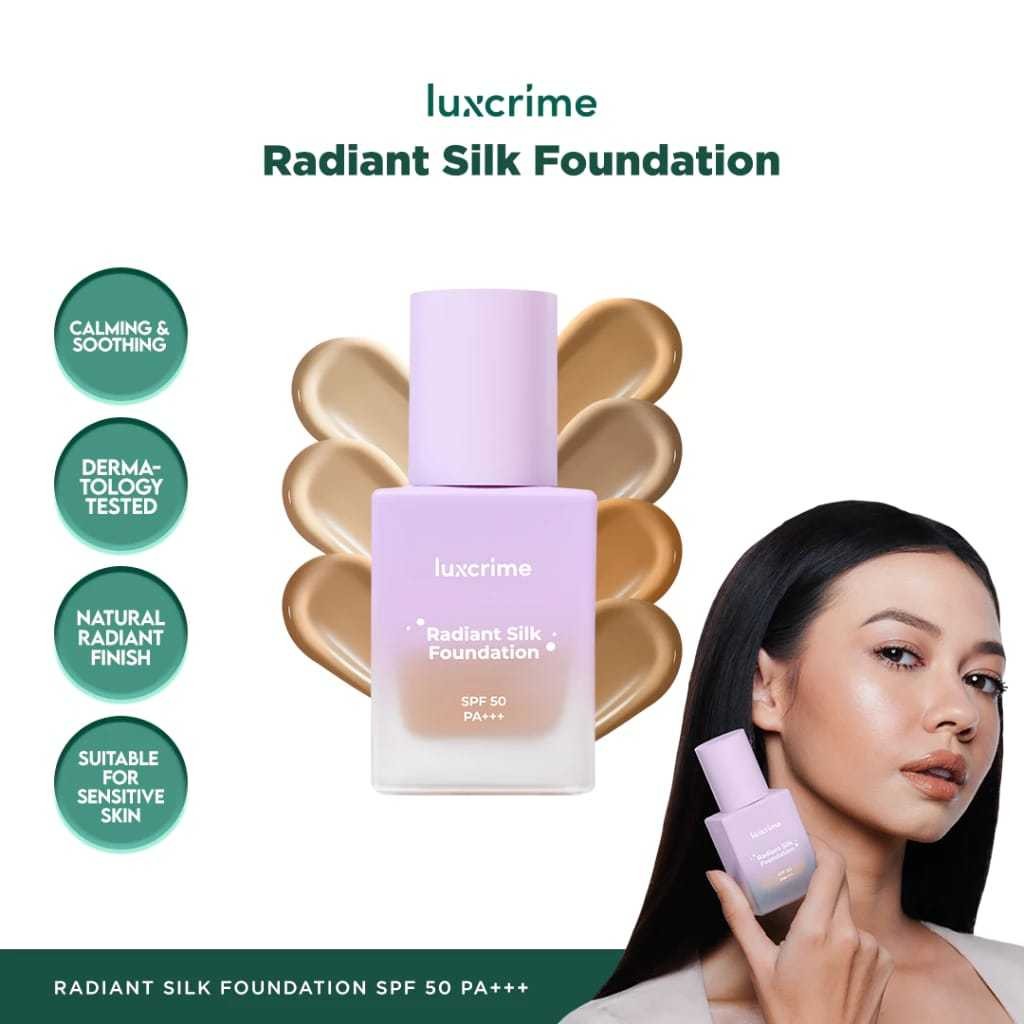 LUXCRIME Radiant Silk Foundation Spf50 Pa+++ foundation luxcrime