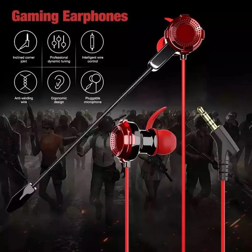 XG120 Headset Kabel Gaming Earbuds Esport Bass Hedset Gamer Earphone With Mic Stereo Bass