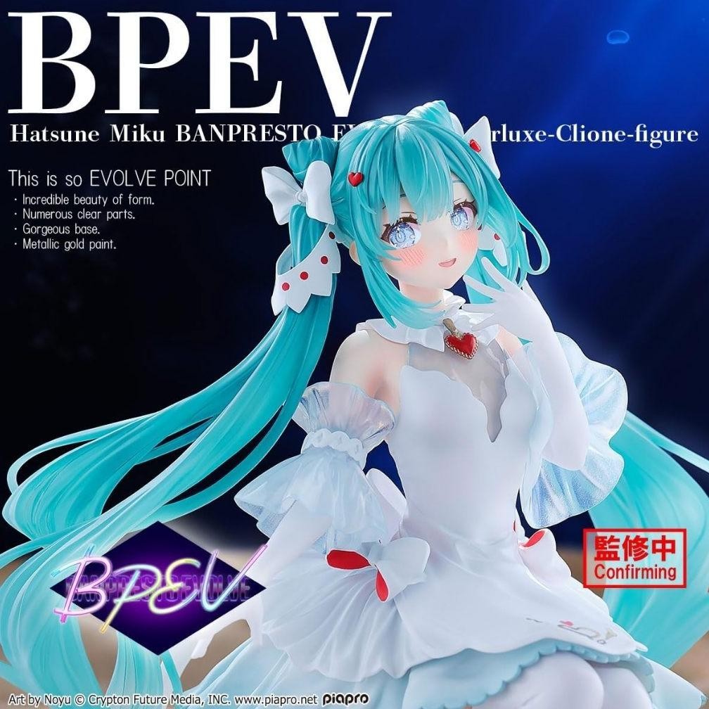 CUCI GUDANG SPECIAL BANPRESTO - HATSUNE MIKU - HATSUNE MIKU (CLEARLUXE - CLIONE) EVOLVE FIGURE