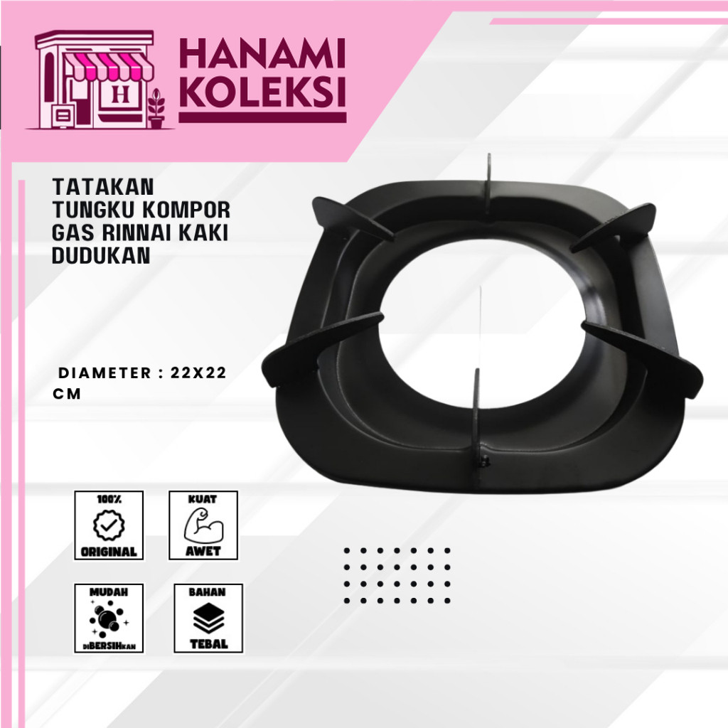 SALE TATAKAN TUNGKU KOMPOR GAS RINNAI KAKI DUDUKAN KOMPOR BESI 6 KAKI ALAS KOMPOR GAS
