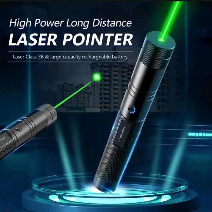 GREEN LASER POINTER / LASER HIJAU - DAPAT DI CAS - JARAK 1KM - LASER HIJAU