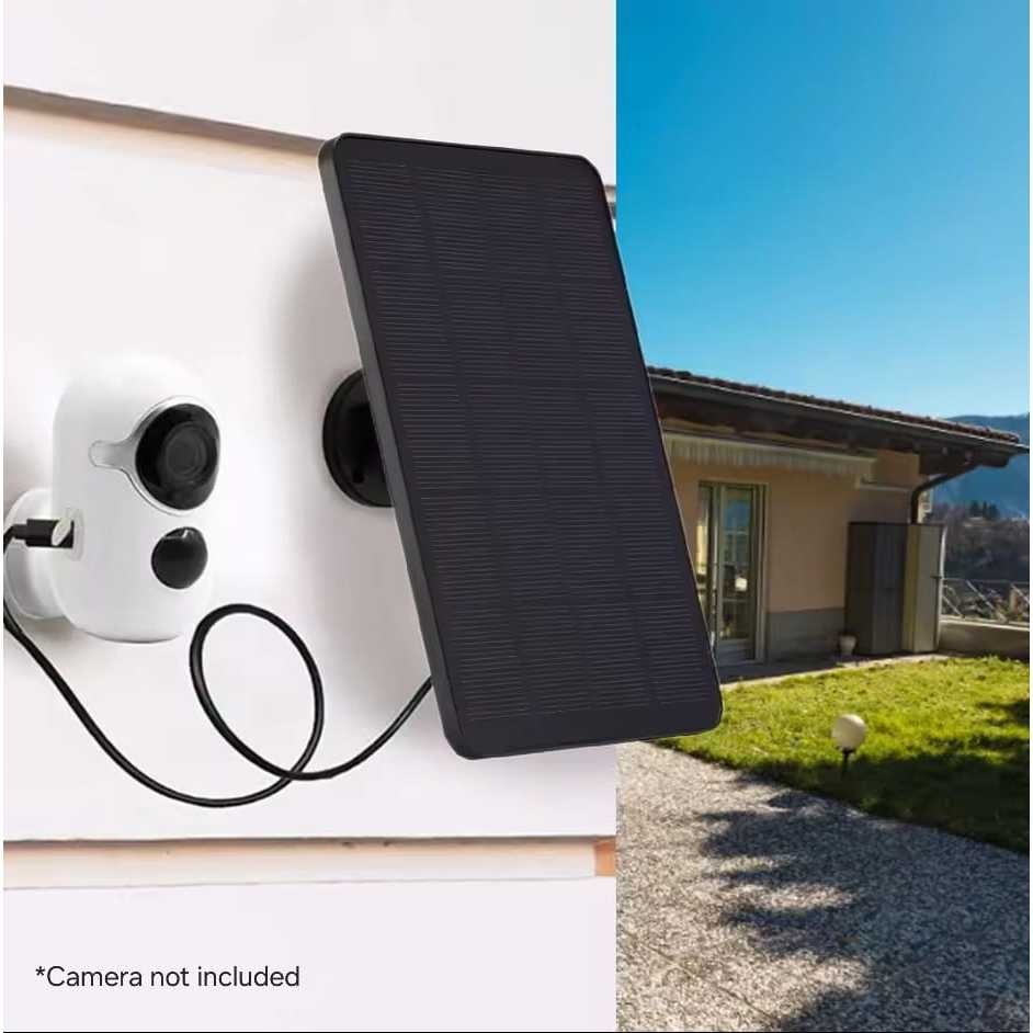 LinkStar Taffware Solar Panel Charger Panel Surya Monocrystalline Tahan Air Ultra 3W - Hitam