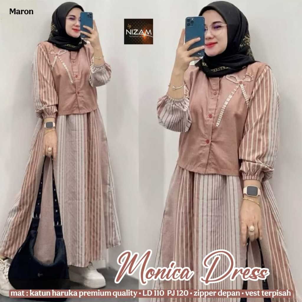Fashion Wanita HQ  MONICA DRESS From NIzAM
