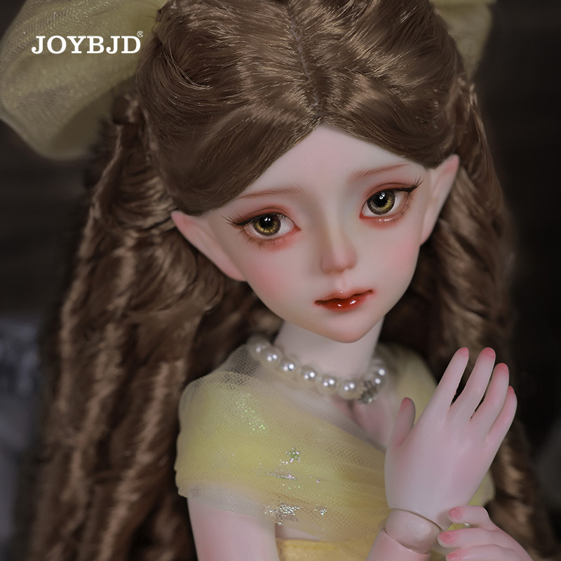 Joybjd 1/4 Yican Bjd Doll Fullset with LDS Cai Body  Style with Sunflower Princess Dress Ball Joint 