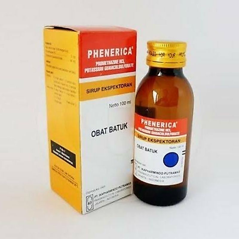 Phenerica Syrup 100 - Obat Batuk Alergi dan Berdahak