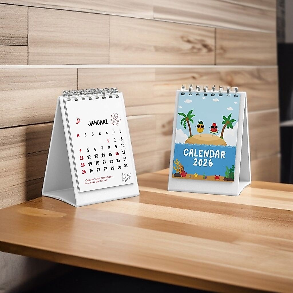 New model kalender 2026/kalender 2026/kalender meja 2026/kalender mini 2026/kalender meja mini 2026