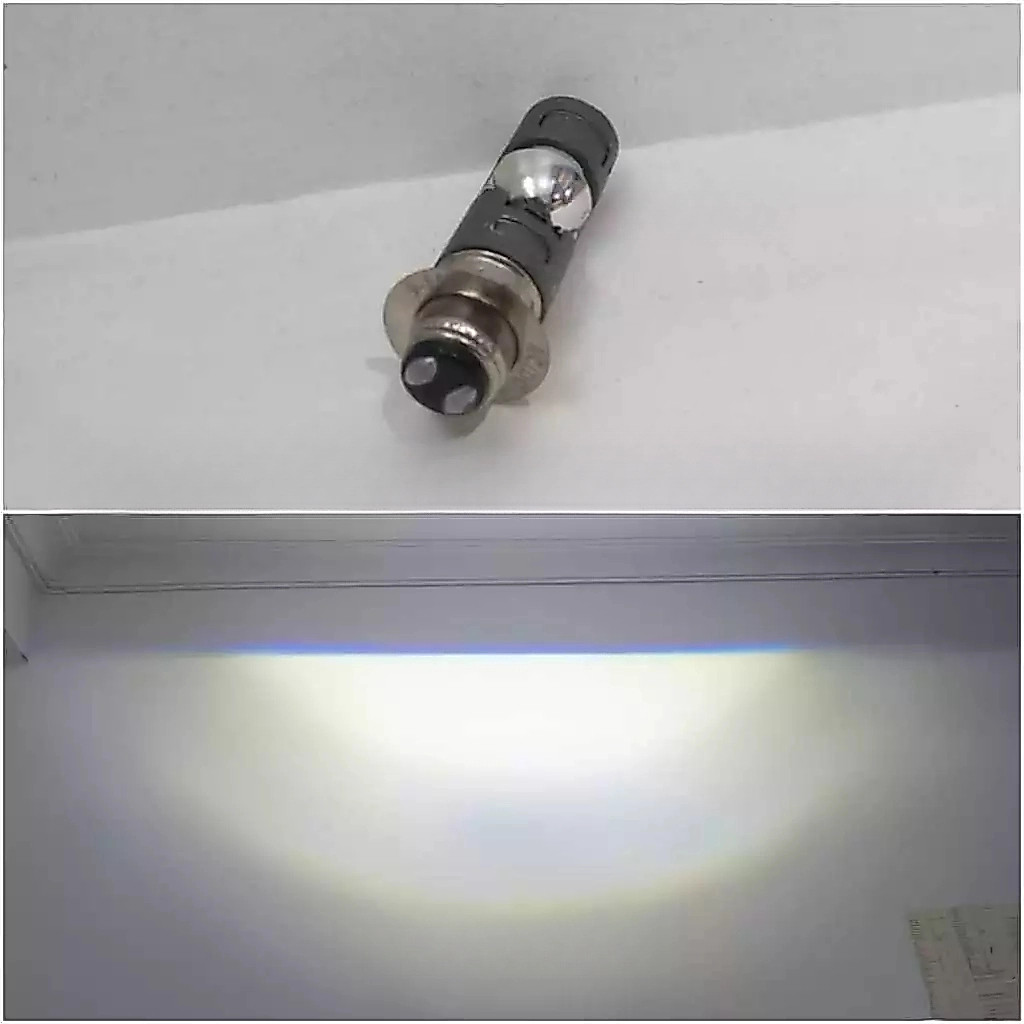 Lampu Utama LED H6 AOZORA  Modelan Cahaya Biled Flat Cut
