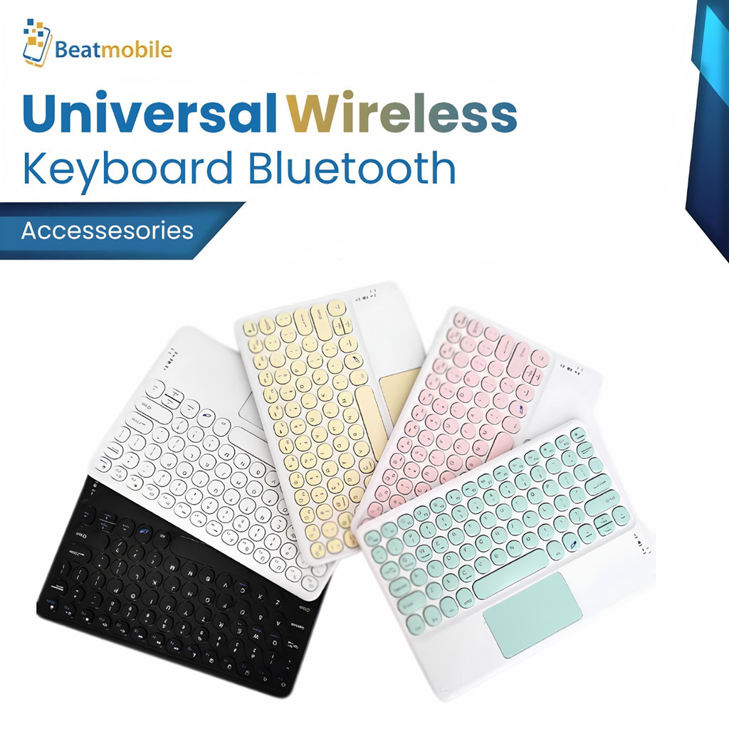 Universal Wireless Keyboard Bluetooth Mini Keyboard 10inc For iPad Pro Air4/Air5 Gen 9/10 Android / 
