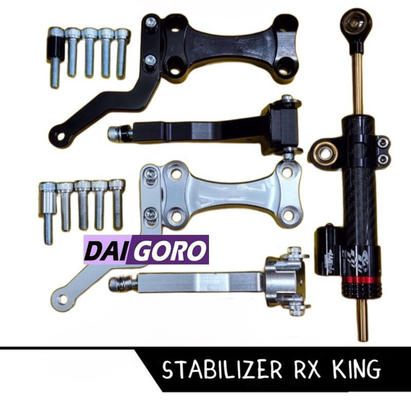 [ Paket Murah ] Stabilizer Steering Dumper Matris RX KING Plus Breket Mufac Stabilizer Stang Rx King