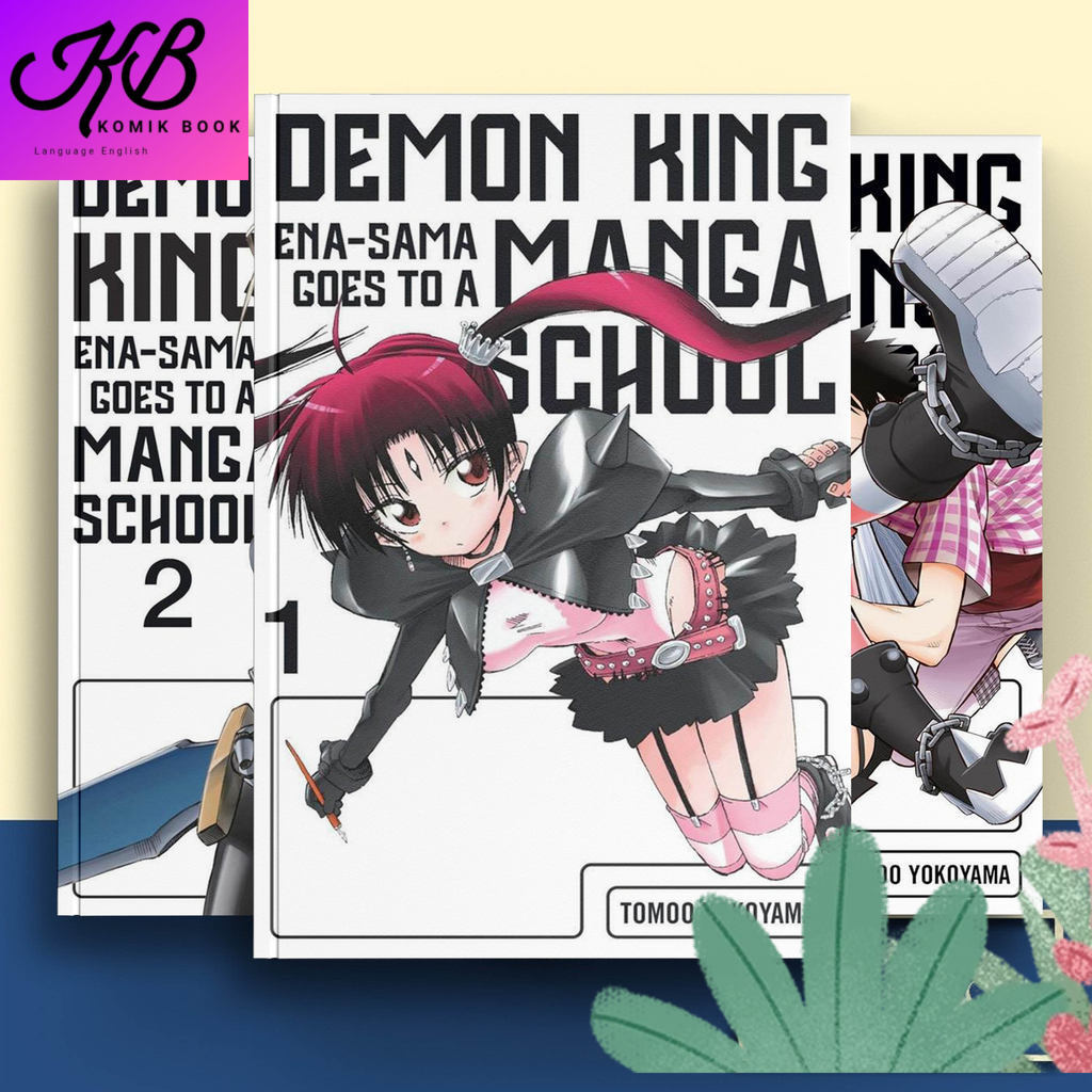 Demon King Ena-sama Goes to a Manga School, Vol. 1-3 ( Komik Manga ) by Tomoo Yokoyama