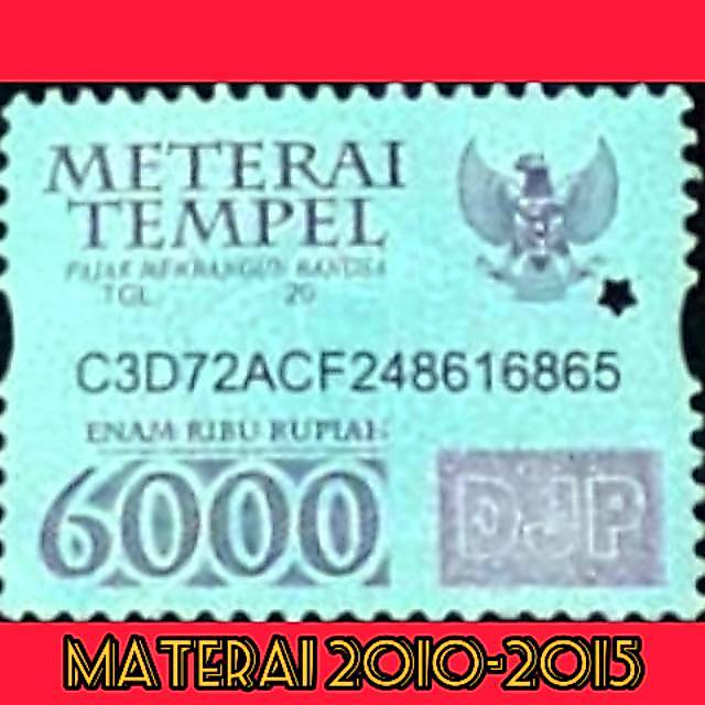 MATERAI LAMA .TAHUN 2010-2015.HARGA PERSAUDARAAN.