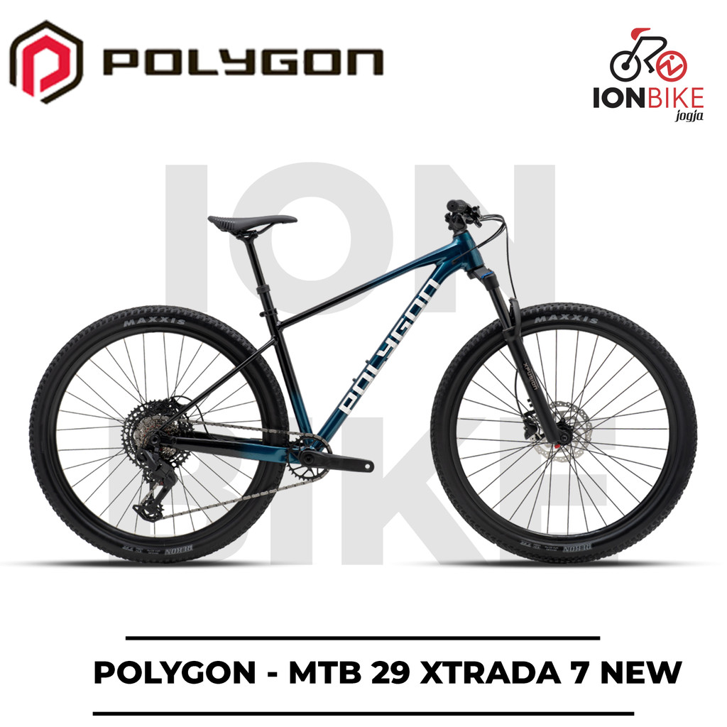 Sepeda MTB 29 Inch Polygon Xtrada 7 12 Speed Sram Eagle Terbaru Frame Alloy Ringan 7.0 Gunung Murah 