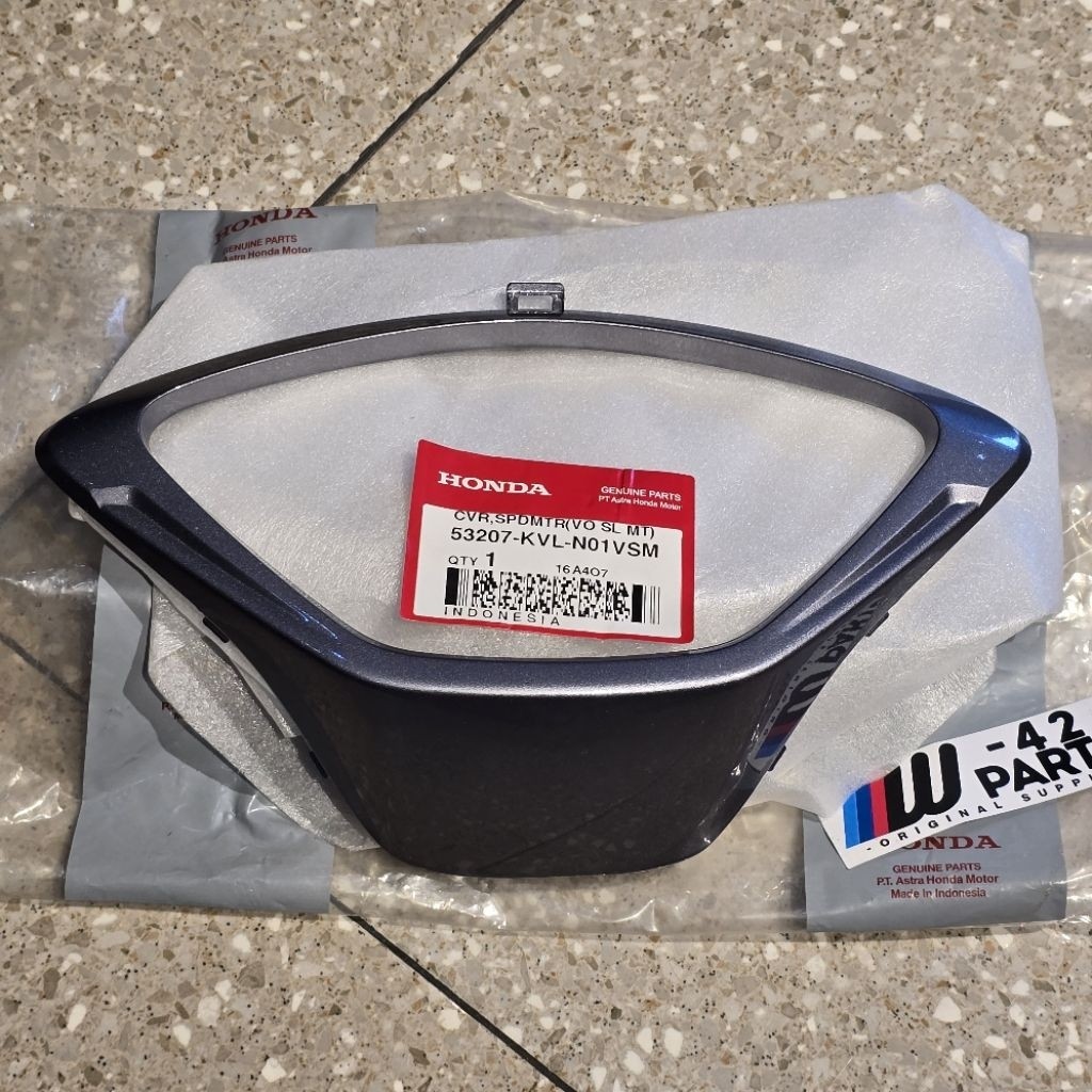 COVER LIST ATAS BATOK SPEEDOMETER SUPRA X 125 X125 OLD LAMA BATMAN SILVER ABU ABU GELAP METALIK ORIG