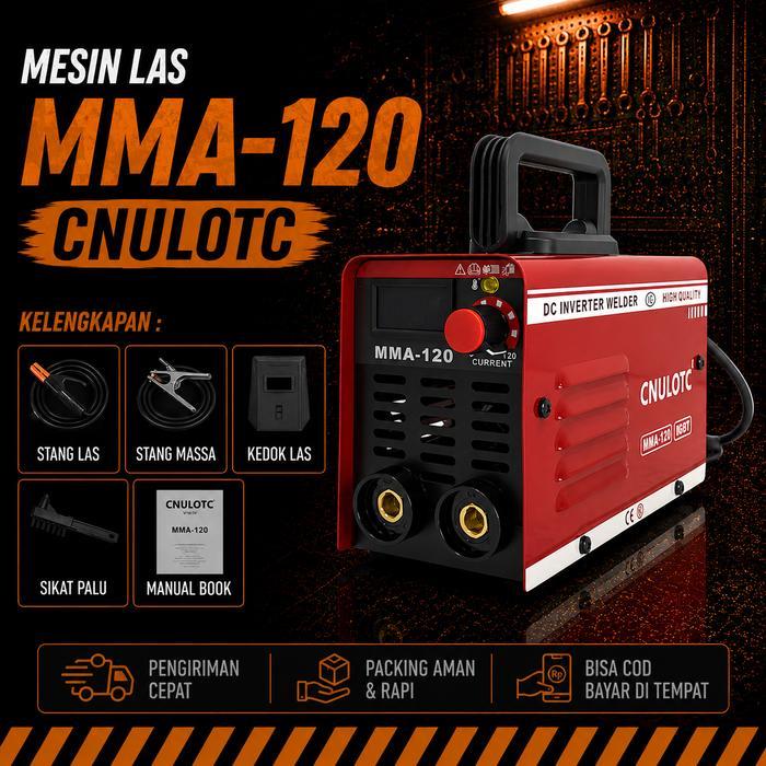 MESIN LAS MMA-120 CNULOTC ALAT LAS BESI MINI 450W TRAVO LAS