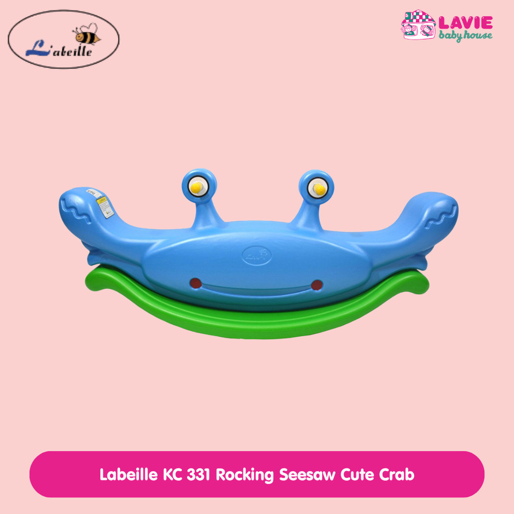 Labeille KC 331 Rocking Seesaw Cute Crab – Jungkat Jungkit Anak Bentuk Kepiting Lucu - Lavie Baby Ho