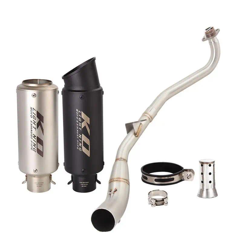 51MM Exhaust System For Honda MSX125 Grom 125 SF 2021 2022 2023 Motorcycle Muffler Tips Header Pipe 