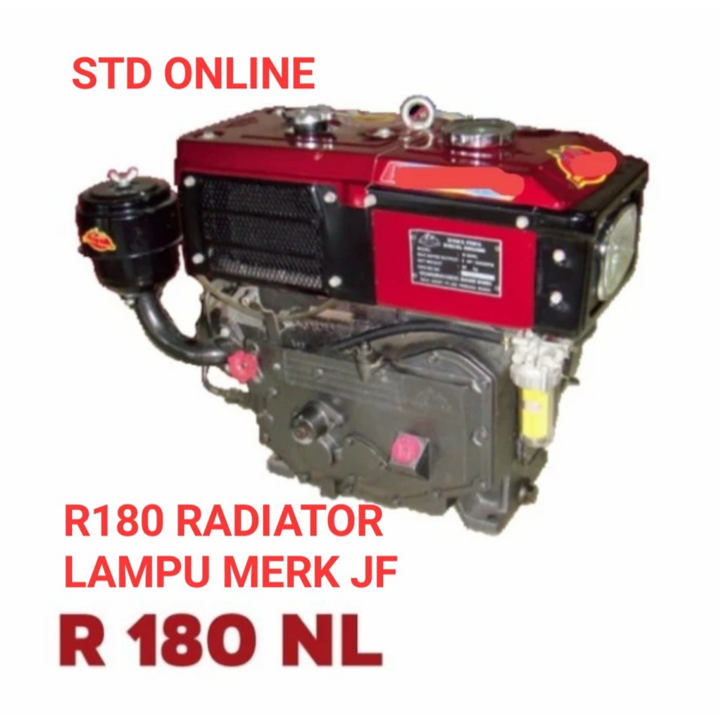 R180NL mesin diesel 8 PK RADIATOR LAMPU R180 NL MERK JF