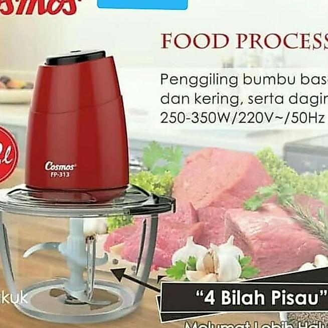 Food Processor Cosmos Fp 313 / Chopper Cosmos / Pencacah Daging Cosmos