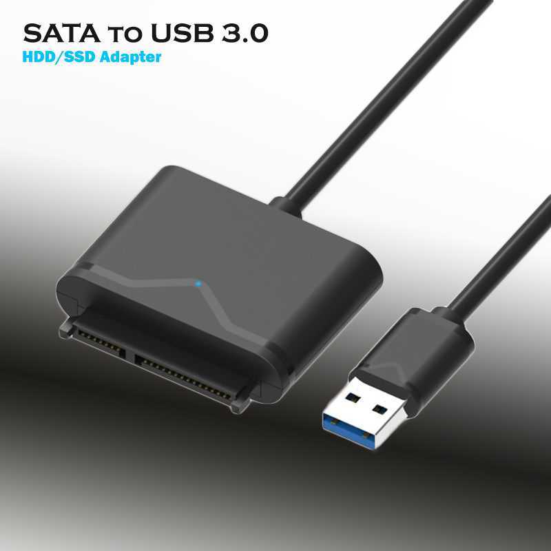 Kabel SATA to USB 3.0 HDD SSD Cable Adaptor UT-3112 Converter Konektor Harddisk Eksternal Laptop PC 