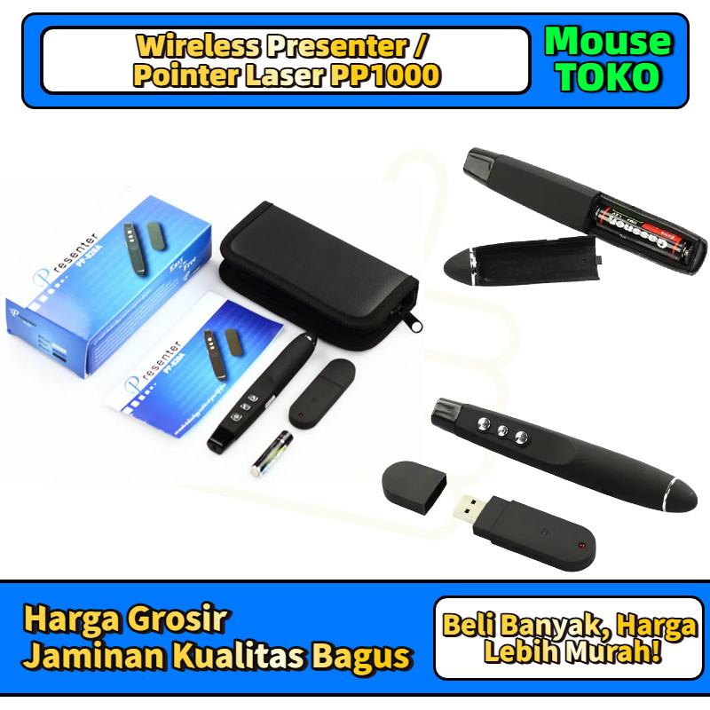 [TOKO_MOUSE] Presenter Laser Pointer Wireless PP 1000 / Laser Pointer