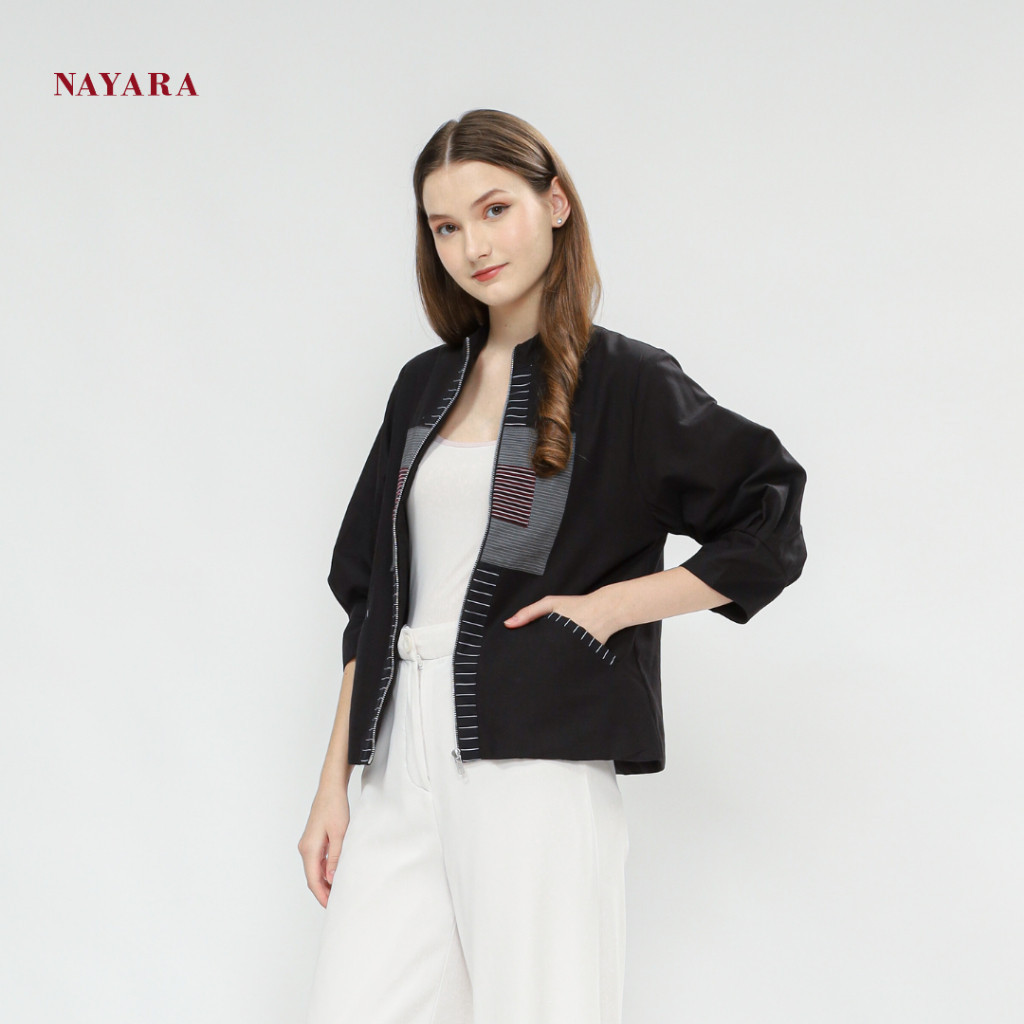 Vinca Chic Blazer Batik Bomber Lenora