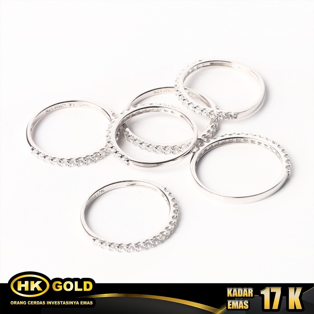 HK MUSTIKA GOLD - CINCIN EMAS 17K - TYPE 827