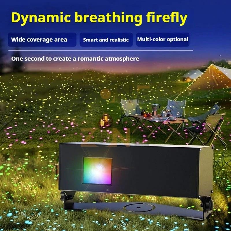 Lampu Proyektor Kunang-Kunang Firefly Starry Sky Laser Projection Light Outdoor Atmosphere Lighting 