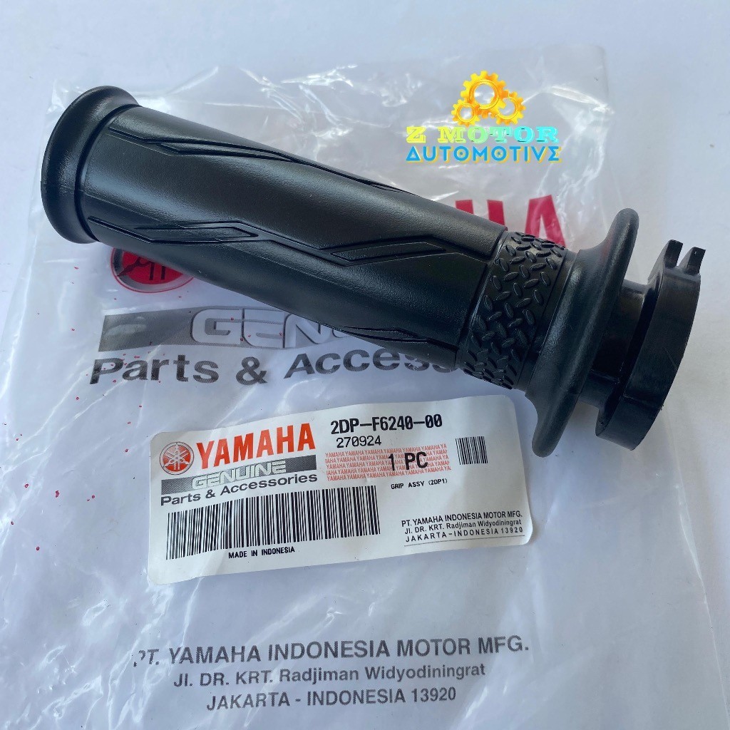 Handgrip Handfat Selongsong Grip Assy Gas Karet Kanan Original Yamaha Nmax Old New 2DP-F6240-00