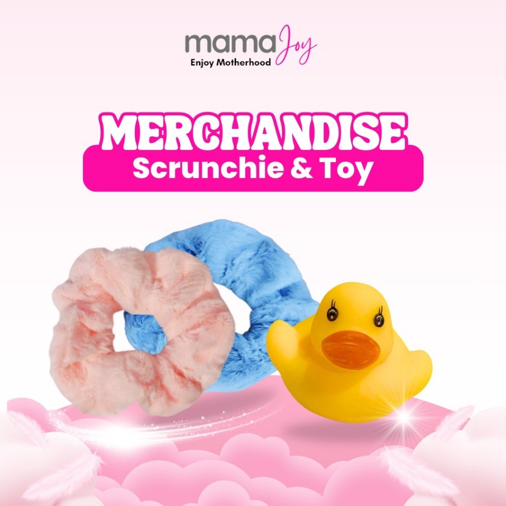 Mama Joy Merchandise Scrunchie & Toy
