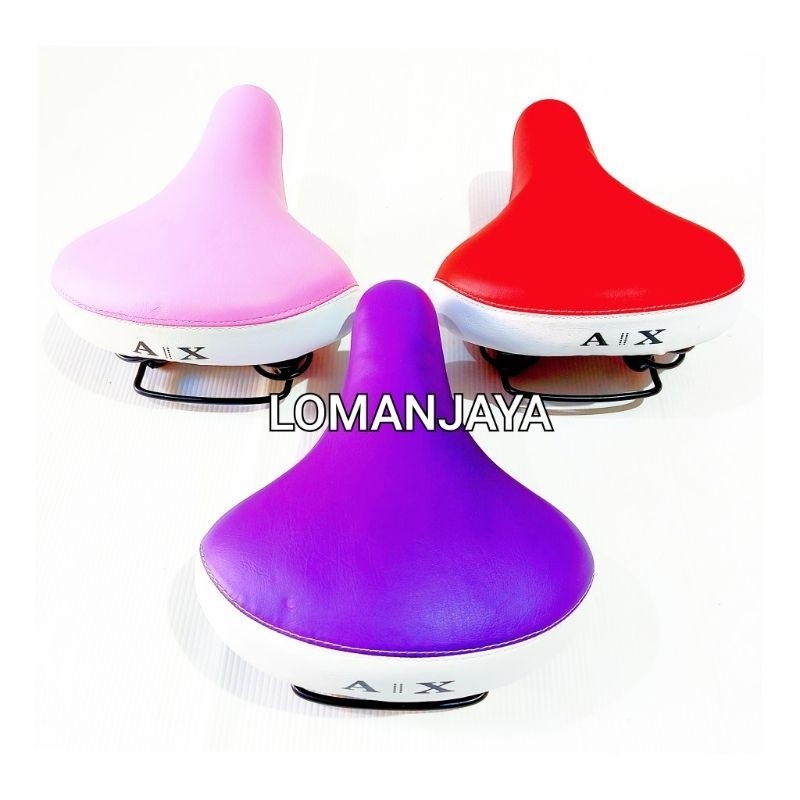 DISKON >> Sadel Jok Sepeda Lipat Mini 20 24 26 Busa Tebal Warna AX Inter Qw-9