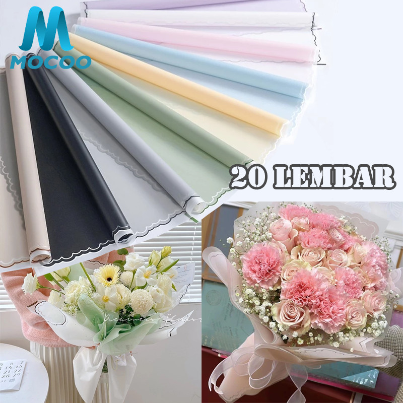 

Flower Wrapping Paper / Varian List Cloud Awan Frame Transparan / Kertas Buket Bunga