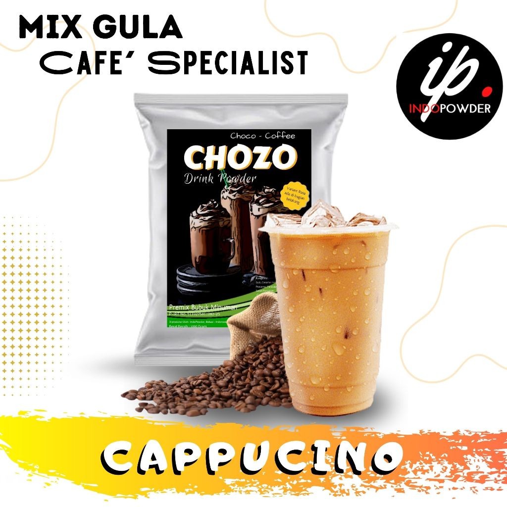 

New Indopowder - Bubuk KOPI CAPPUCINO / CAPUCINO 1Kg Untuk Cafe, Waralaba & Usaha Minuman KekinianPremium