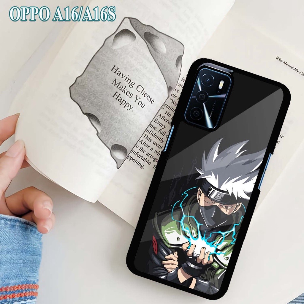 Case Kilau Oppo | A16 | A16S | Casing Hp Glossy | Motif Anime NRT