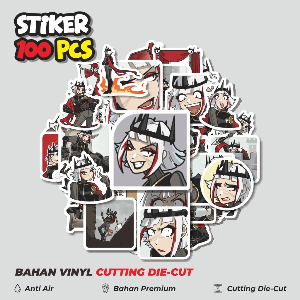 

Terbaru! 50 pcs Stiker Kartun Ulfger The Lord Dekorasi Lucu Kreatif untuk Notebook, Skateboard, HP