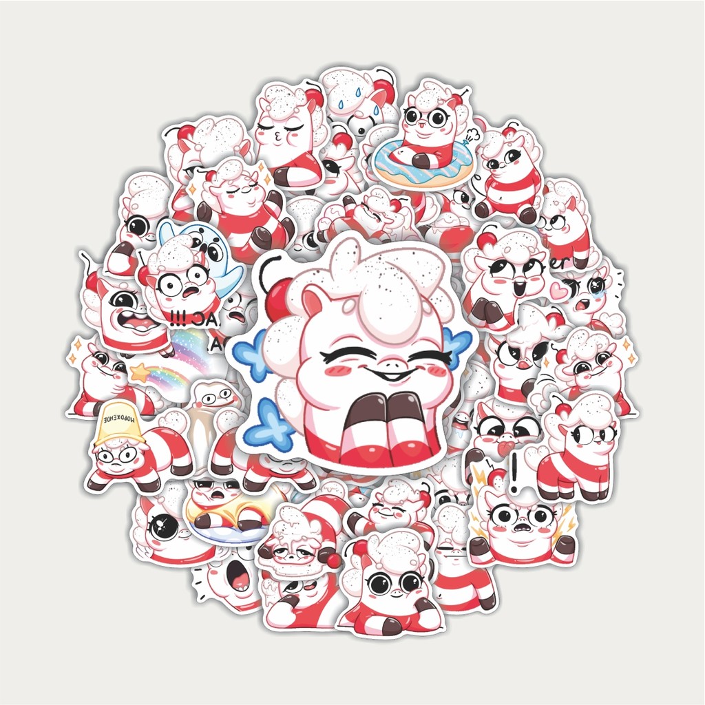 

Sticker Pack Stiker Cherry IC Unicorn Cute | Sticker TUMBLR | Stiker LAPTOP KOPER HELMP