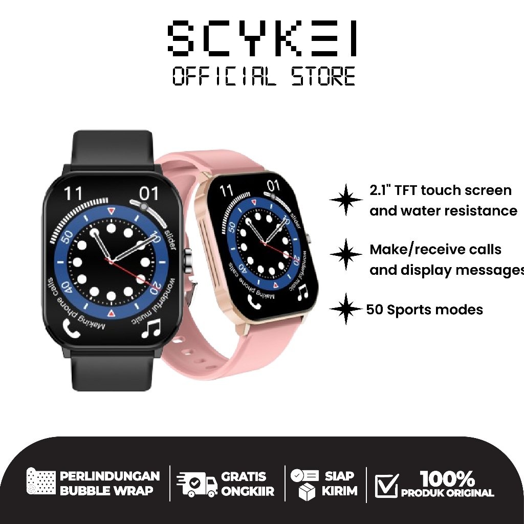 

SCYKEI GT Smart Watch for Men Women(Answer/Make Calls),2.1"Semi-AMOLED Display,Blood Oxygen SpO2, 24/7 Heart Rate Monitor,Long 10-day Battery Life,IP68,Compatible with Android iOS