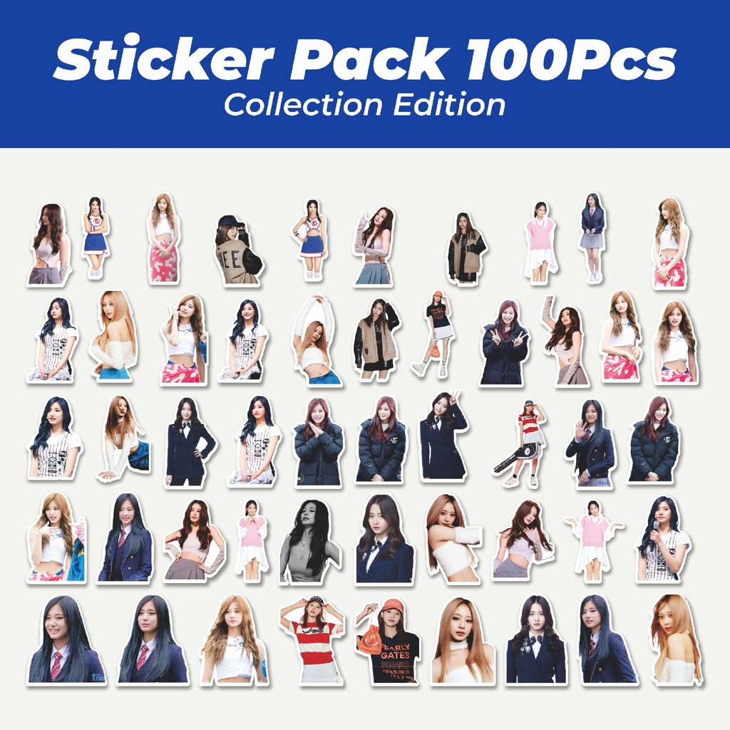 

Hot Stiker Twice Tzuyu Girls Band Lucu Anti Air Stikers Berperekat Waterproof Sticker Decal Buat Motor Helm Buku Journal Koper Casing HP Laptop Botol Minum