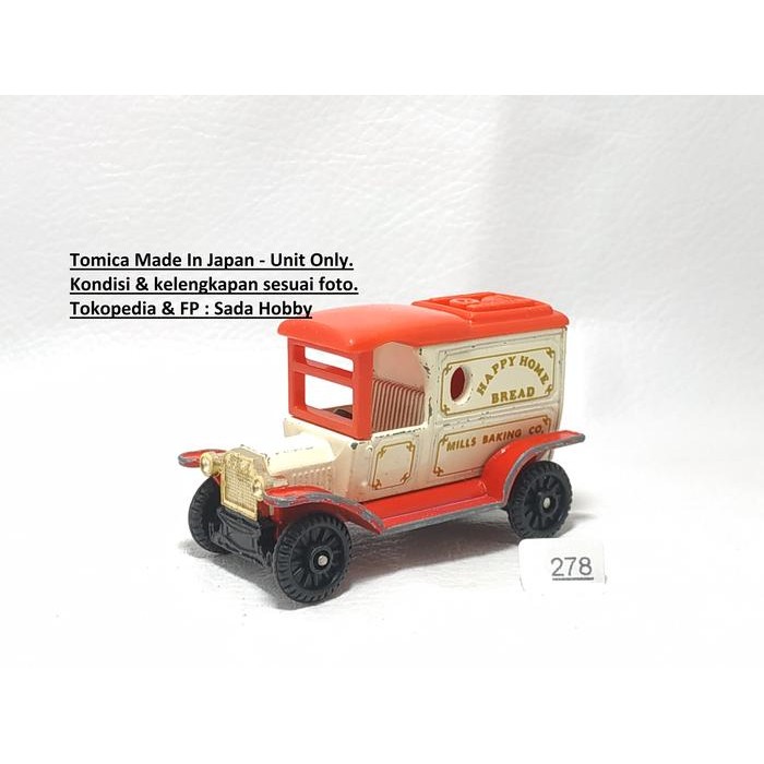 Vintage Tomica No F11 Type T Ford Commercial Van French Bakery Japan Loose
