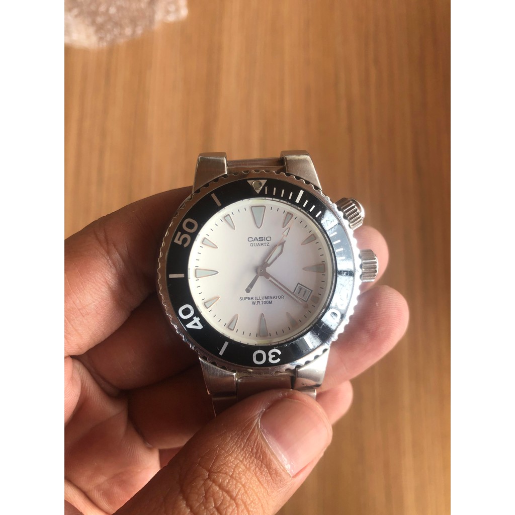 Jam Casio Super Illuminator MTD 1048 Very Rare Original