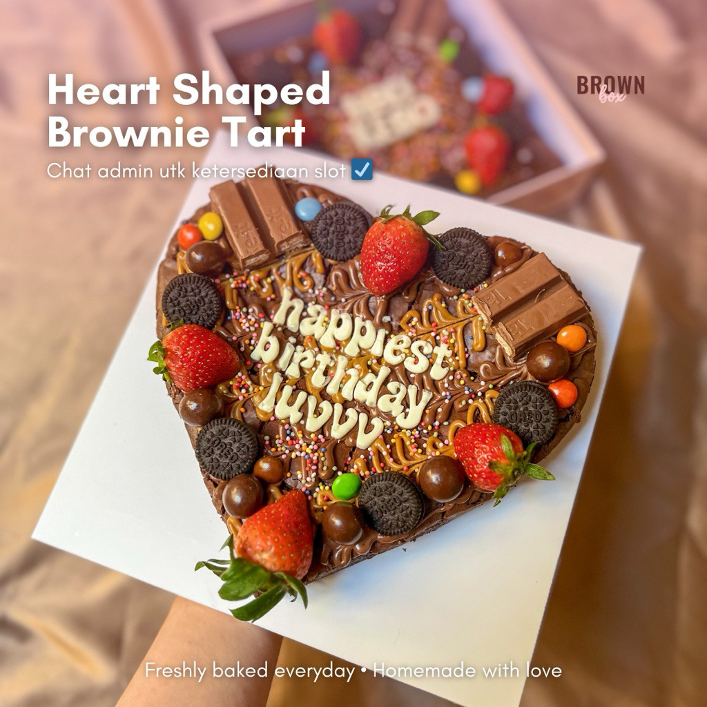 

Custom your Fudgy Brownie Tart (18x18cm)